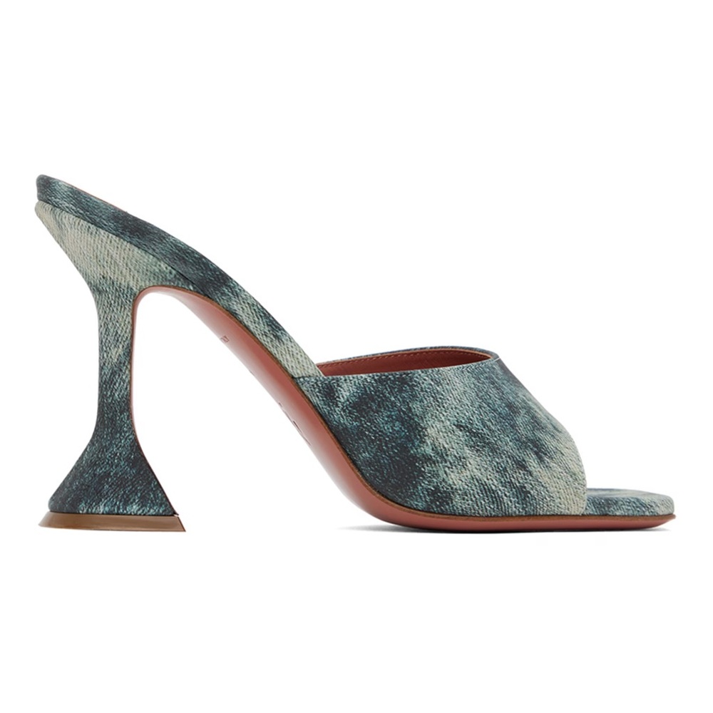 New Amina Muaddi Slipped Heeled Sandal